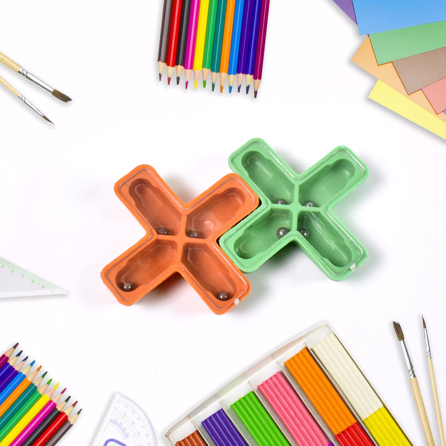 Magic Toys Magic Cross Magic Tricks Puzzle (1 Pc  Mix Color  Design) Magic Toys Magic Cross Magic Tricks Puzzle (1 Pc  Mix Color  Design)